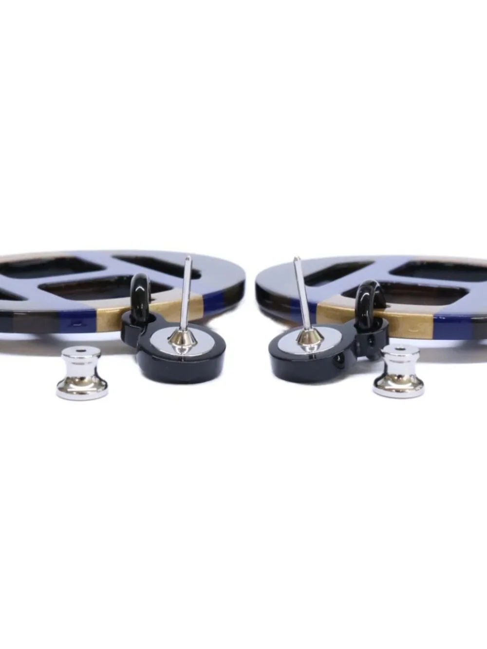 Hermes Equipe Earring Navy